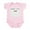 Petal Pink, variant on CafePress - Daddy's Little Peanut - Baby Light Bodysuit, Size Newborn - 24 Months