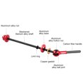 thumbnail image 1 of Brocheta De Liberación Rápida Para Bicicletas TOOPRE 1 par de pinchos para cubo de rueda de bicicleta, kit de eje delantero y trasero (rojo) Likrtyny Accesorios para bicicletas, 1 of 7
