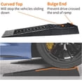 thumbnail image 5 of OULEME Low Profile Car Service Ramp with Anti-Slip Blocks, Oil Changes& Maintenance, 2-1/2" Lifting Height, 3 Ton Truck Vehicle 2 Pack, 5 of 7
