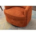 thumbnail image 5 of Luccalily Swivel Barrel Chair, Comfy Round Accent Sofa Chair for Living Room, 360 Degree Swivel Barrel Club Chair, Leisure Arm Chair for Nursery, Hotel, Bedroom, Office, Lounge, 5 of 12