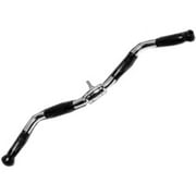 CAP Deluxe 28" Curl Bar Cable Attachment with Rubber Handgrips