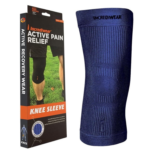 Rodillera Incrediwear: rodilleras para el dolor de rodilla, el alivio del dolor articular, la hinchazón, la inflamación y la circulación. Soporte de rodilla para mujeres y hombres. Se ajusta de 45 a 5