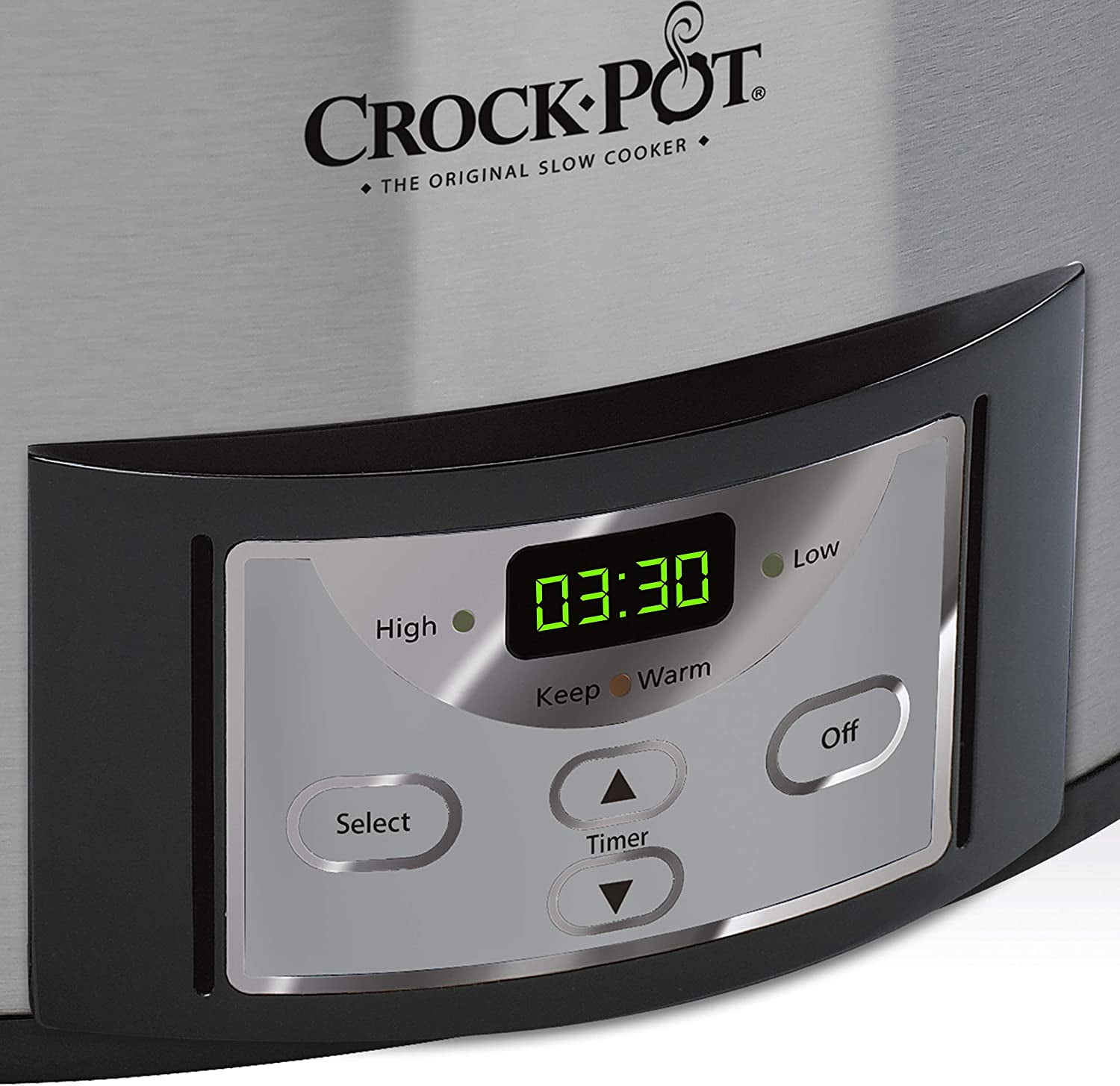 Crock-Pot 3.5 Quart Casserole Manual Slow Cooker, Charcoal & SCCPVL610-SA  6-Quart Cook & Carry Programmable Slow Cooker with Digital Timer, Stainless