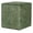 Square, Green, variant on Square Ottoman Vanity Stool Fabric Upholstered Footrest Footstool with Non-Slip Pad, Modern Side Table Seating for Living Room Bedroom Home Office (Green)