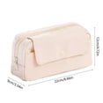 thumbnail image 3 of Fiudx Ofertas flash del día Estuche grande para lápices, bolsa para lápices de gran capacidad, bolsa de almacenamiento alto para rotuladores, bolsa de maquillaje para suministros de escritorio de ofi, 3 of 6