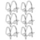 thumbnail image 5 of 6 abrazaderas de tubo verticales con perno en U, hebilla de tubo, fijador de conector de tubo de acero para invernaderos, toldos, vallas y andamios, 5 of 7