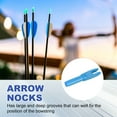thumbnail image 4 of Uxcell Archery Arrows Nocks, Plastic Insert Arrow Nock Replacement Arrow Tails for Hunting Shooting Compound Recurve Bow Blue, 4 of 7