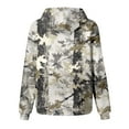 thumbnail image 4 of Staki Camo Hoodie Girls Girl's Camo Graphic Hooded Sweatshirt Long Sleeve Drop Shoulder Hoodie 2025 Fall Outfits Pullover Tops 2-3T 4-5T 5-7T 8-10T 11-12T(Gray,4-5 Years), 4 of 6
