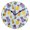 Black, variant on Purple Yellow Pineapple Pattern Wall Clock 10in Round Artistic Oil Painting Home Decor Desk Table Clock