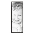 thumbnail image 2 of ArtToFrames 16" x 44" Black Square with Gold Beads Picture Frame, 16x44 inch Black Wood Poster Frame (WOM-5021),  Pack, 2 of 7