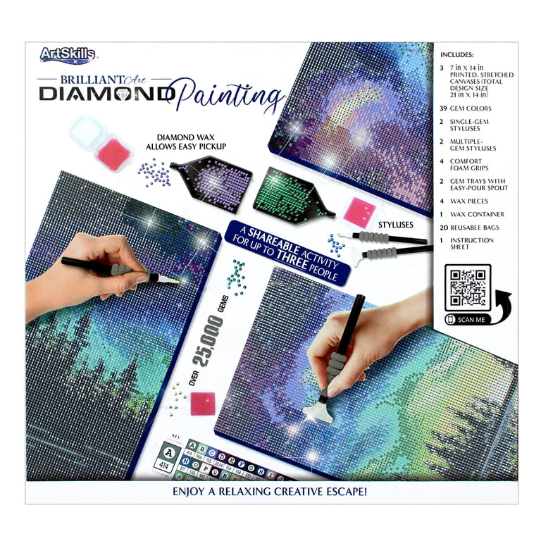 ArtSkills, Diamond Art, Northern Lights, 21