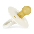thumbnail image 4 of Itzy Ritzy Natural Rubber Infant Pacifiers; for Ages 0 - 6 Months; 2-Pack of Coconut & Toast, 4 of 7