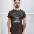 thumbnail image 3 of Tee Hunt Bad Things Happen in Philadelphia T-shirt 2024 Election Debate Men's Tee, Brown, 5X-Large, 3 of 5