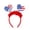 B, variant on 4th of July Patriotic Headband, Independent Day Red White and Blue Headband Decoration, 250th Anniversary Patriotic Accessories, Gifts for Women