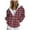 Z1-Brick Red, variant on Ymyiu Sweatshirt for Women Women's Full Zip Up Hoodie Long Sleeve Hooded Sweatshirts Pockets Jacket Coat for Women (Pink,M)