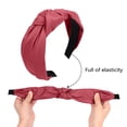 thumbnail image 6 of Women's Sweet Solid Tie Headband Knot Design Hair Hoop Accessory Hairpin, 6 of 8