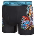 thumbnail image 3 of Ed Hardy Mens 3-Pack Performance Boxer Briefs, Active Stretch Dry Fit Print Boxers, Multicolor Male Underwear, Medium, 3 of 8