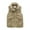 Khaki, variant on Hvyesh Quilted Puffer Vest Women Warm Zipper Padded Vest Casual Sleeveless Puffer Jacket 2025 Lightweight Solid Gilet with Pockets