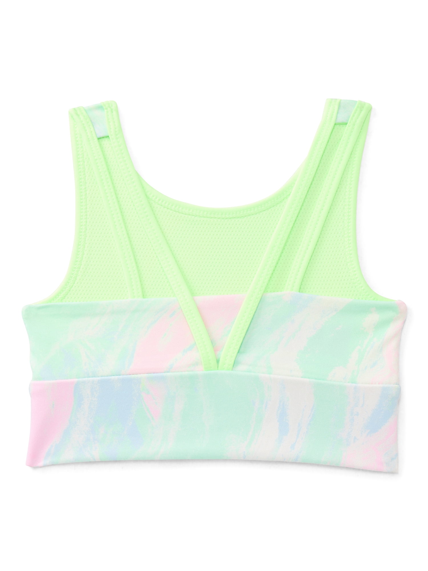 Athletic Works Girls Racerback Sports Bra, Sizes 4-18