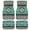 Southwest American Tribal Teal Pink, variant on Renewold Car Floor Mats 4 Pack Universal Fit Front & Rear Rubber Auto Rugs Full Set, Car Interior Decoration for SUV Van Truck Sedan, Southwest American Tribal Horse Gray