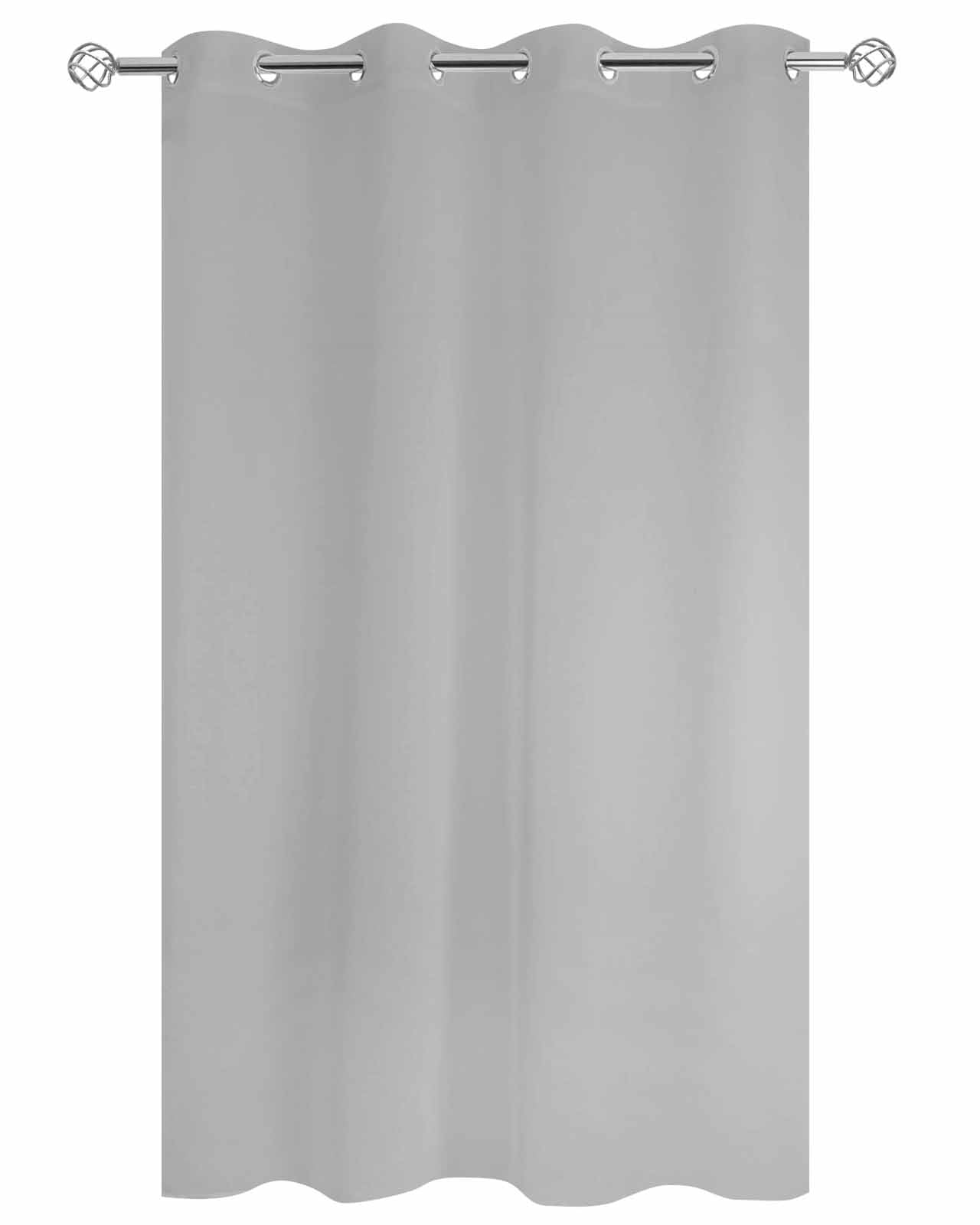 nqOlkjepod Outdoor Curtains for Patio Waterproof, Grey Outdoor Privacy Panels Grommet, Modern Pure Gray Blackout Outside Curtains for Porch/Cabana/Pergola/Gazebo 54"x95", 1 Panel