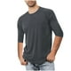 thumbnail image 1 of Tops para hombre, blusas y camisas de manga corta con cuello redondo para hombre, moda masculina, ropa deportiva para el hogar, pijamas, camisetas de color liso, blusa deportiva para hombre, poliéster, 1 of 5