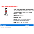 thumbnail image 2 of Water Pump, Alternator, Air Conditioning and Power Steering Accessory Drive Belt - Compatible with 2012 - 2014 Dodge Charger 6.4L V8 2013, 2 of 2