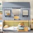 thumbnail image 2 of Gray Color - Playhouse Design for Imagination - Sleepover Space - Safe and Sturdy Bed, 2 of 2