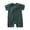 Army Green, variant on Amzcrzy Unisex Baby Girl Romper 0-12 Months Solid Color Infant Newborn Onesies Short Sleeve Cotton Baby Girl Clothes Round Neck Button Baby Boy Summer Romper