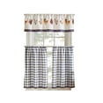 thumbnail image 3 of Martha Stewart Chickens 3 Piece Valance & Tier Set, Multicolor, Rod Pocket, Light Filtering, Indoor, Adult, 60" x 14", 3 of 6