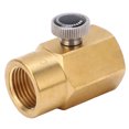 thumbnail image 1 of CO2 Cylinder Adapter, Replacement Parts  CO2 Refill Connector Standard Size With Gasket Rings For Household Soda Maker, 1 of 8