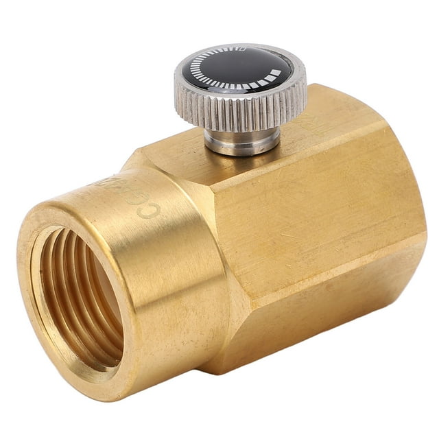 CO2 Cylinder Adapter, Replacement Parts CO2 Refill Connector Standard Size With Gasket Rings For Household Soda Maker