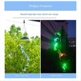 thumbnail image 5 of Hummingbird Outdoor Solar Lights, Solar Wind Chime Lights,Green, 5 of 5