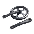 thumbnail image 2 of Juego de bielas para bicicleta, plato único, juego de brazo de biela para bicicleta, cubierta doble, juego de bielas cónicas cuadradas, piezas de, 2 of 9