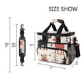thumbnail image 3 of FORMRS Insulated Cooler Bag 24 Cans Capacity Soft Leakproof Lunch Box with Side Pockets, Retro Christmas Forest, 3 of 7