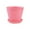 Pink, variant on Loetky Wide Opening Plastic Flower Pot, Pink Decorative Planter with Drainage Holes for Indoor Outdoor Plants, Lightweight Houseplant Pot for Succulents & Herbs