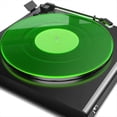 thumbnail image 4 of Alfombrilla AcríLica para Tocadiscos de 300 mm X 3 mm para FonóGrafo, Tocadiscos, Alfombrilla LP AntiestáTica de Vinilo, Almohadilla de GrabacióN para Reproductor de Discos, Verde, 4 of 5