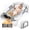 Gray, variant on Doulami Collapsible Baby Bathtub for Infants Baby Tubs for Newborns with Cushion and Thermometer, 0-36 Month(Gray)