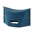 thumbnail image 1 of S SERENABLE Portable Folding Stool Basket Foldable Plastic Stool for BBQ Shopping Hiking Dark Green, 1 of 9