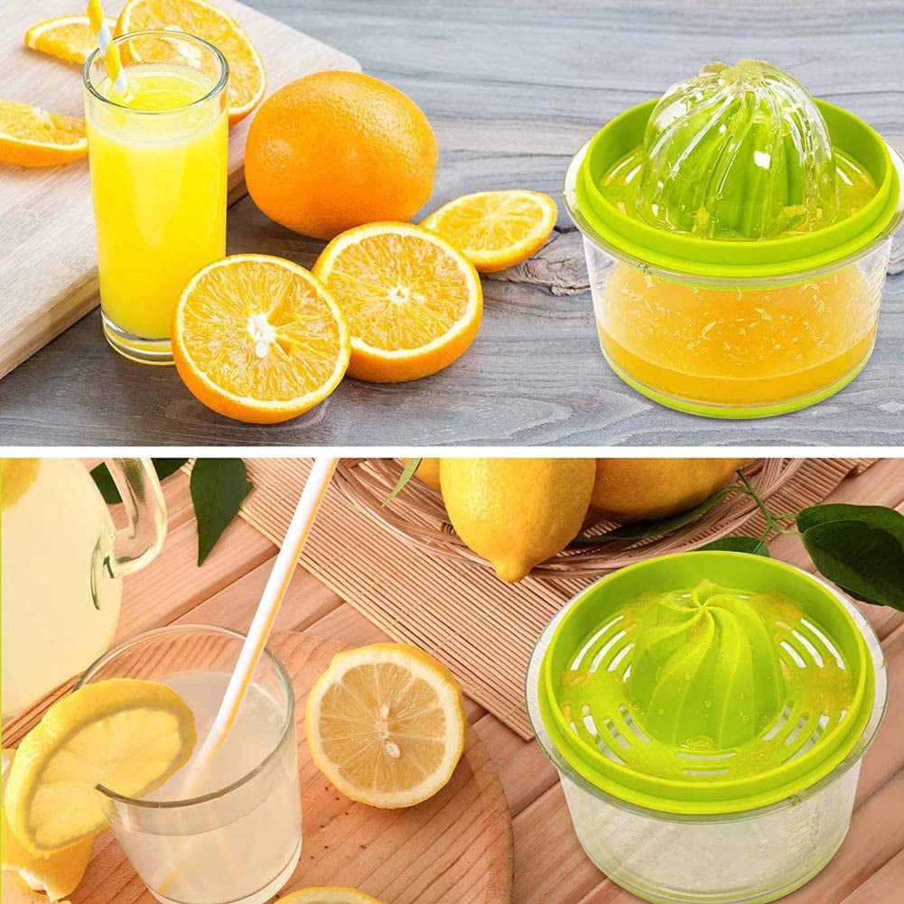 Exprimidor Manual De Cítricos Fulenyi - Con Cuenco, Para Limón Y Naranja, Material PP, Fácil De Limpiar