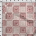 thumbnail image 4 of oneOone Viscose Chiffon Brown Fabric Geometric Craft Projects Decor Fabric Printed By The Yard 42 Inch Wide, 4 of 4