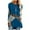 Blue, variant on ICHUANYI Women's Trendy Long Sleeve Shirt Crew Neck Cute Tunic Color Block Tops Casual Loose Pullover Fall Winter Clothing 2023