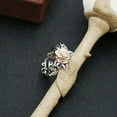 thumbnail image 4 of QQTDFG Women Vintage Flower 925 Silver Filled Rings Cubic Zirconia Jewelry SZ6-10-7-#5, 4 of 4