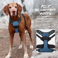 thumbnail image 4 of BARKBAY No Pull Dog Harness Front Clip Heavy Duty Reflective Easy Control Handle for Large Dog Walking(Navy,L), 4 of 11