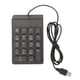 thumbnail image 2 of Mini Teclado Numérico Con Cable Ergonímico, 18 Teclas, Teclado Numérico de Escritura Silenciosa USB para PC, Portátil, Banqueros de Escrito, 2 of 7