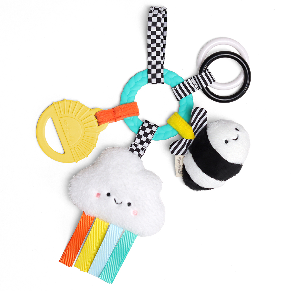 Itzy Ritzy Bitzy Busy Ring High Contrast Teething Toy photo 1