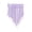 Light purple, variant on HOMEIORA 1 Pc Beaded Sheer Windows Valance 51 in W x 23.6 in L, Scalloped Kitchen Curtain, Bathroom Swag Sheer with Rod Pocket, Short Valance Drape for Bedroom Living Room - Orange
