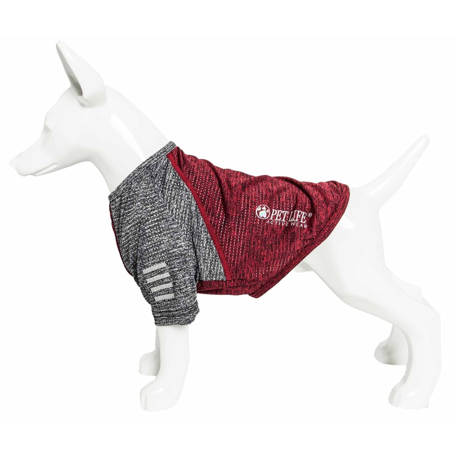 Pet Life ® Active 'Hybreed' 4-Way-Stretch Fitness Performance Dog T-Shirt
