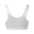 thumbnail image 6 of Wang6 Womens Front Hook Closure Bras Plus Size Large Bust No Wire Seamless Everyday Bras Full Coverage Lace Underwear T Shirt Bra Bralettes White XL, 6 of 8