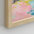thumbnail image 3 of PixonSign Framed Wall Art Vibrant Spring Landscape and Pineapple Colorful Illustrations Posters, Set of 4 Preppy Room Multicolor Nature Wilderness Canvas Prints for Home Decor - 11"x14" Natural, 3 of 5